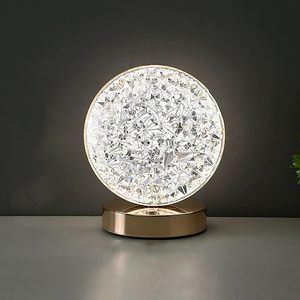 Lámpara de Escritorio LED Recargable, Luz Ambiental Regulable, Diseño Simple de Luna y Estrellas, Regalo Festivo, Luces de Navidad - Product Image 1
