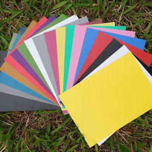 लाल पीला नीला हरा पारदर्शी pvc 0.5 मिमी मोटी 1220x2440 मिमी फिल्म किंडरगार्टन शिक्षण डिय कला रंगीन प्लास्टिक शीट - Product Image 3
