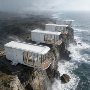 Capsula Prefabbricata Modulare di Lusso Moderna in Alluminio a Montaggio Rapido, Cabina Scomponibile Contenitore per Progetti di Resort e Hotel - Product Image 1