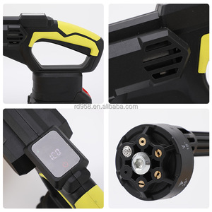 Nettoyeur de voiture sans fil à moteur sans balais, pistolet à eau multifonctionnel pour arroser les fleurs et usage domestique, machine de lavage de voiture à batterie au lithium - Product Image 2