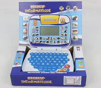 Machine d'apprentissage pour enfants avec tablette, jouets éducatifs précoces en français et en anglais, tablette pour lire et écrire