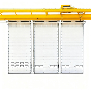 <span class=keywords><strong>Porta</strong></span> sezionale industriale resistente al vento fino al grado 9 con molla 60 si2mn per impianti industriali pesanti costieri - Product Image 3