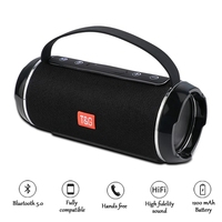 T&G TG116C untuk Speaker Nirkabel 5.3 USB AUX Portabel Subwoofer Luar Ruangan Daya Tahan Baterai 3-5 Jam Plastik Audio Dua Arah 5-10W