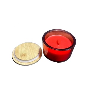Velas Aromáticas de Cera de Soja en Frascos de Vidrio, Directo de Fábrica, Velas de Lujo con Mechas de Madera Natural, Decoración para Bodas y San Valentín - Product Image 1