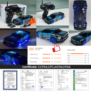 Zhorya 1/24 Quy Mô Mini RC Xe Có Thể Điều khiển Ánh Sáng RC Trôi Xe Trẻ Em Của Đồ Chơi Tốc Độ Cao Thể Thao Xe Đồ Chơi - Product Image 5