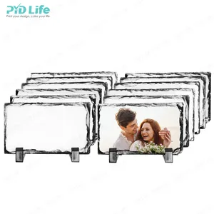 PYD Life Großhandel DIY Custom ized Geschenk Bulk Sublimation Rohlinge Rock Stone Photo Slate