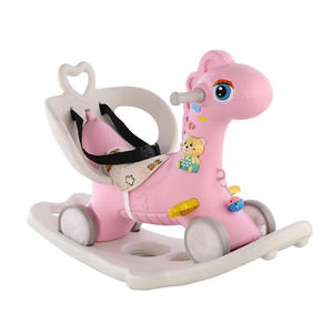 Cheval à <span class=keywords><strong>bascule</strong></span> de haute qualité pas cher en gros d'usine pour enfants/petits animaux jouets en plastique colorés cheval à <span class=keywords><strong>bascule</strong></span> jouets pour enfants - Product Image 3