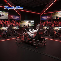 Renixsim Professional F1 Sim-racing Cockpit Car Driving Entretenimiento comercial Arcade Training Racing Simulator School