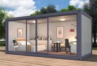 Maison-capsule en acier de style moderne et luxueux, personnalisable, pour hôtel, bureau ou hébergement
