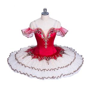 Tutú <span class=keywords><strong>de</strong></span> Ballet para Niñas y Adultas, Personalizado, Rojo y Dorado, Estilo <span class=keywords><strong>Cascanueces</strong></span>, Danza Española, Tutú Profesional <span class=keywords><strong>de</strong></span> Paquita, <span class=keywords><strong>Hada</strong></span> <span class=keywords><strong>de</strong></span> la Fruta Dulce - Product Image 1