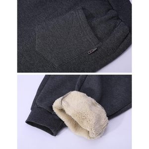 Men's Fleece <b>Lined</b> Sweatpants Elastic Waist Winter Warm Joggers <b>Pants</b> - Product Image 4