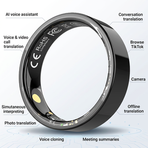 Anillo Inteligente OEM con Tecnología de IA, Pantalla Táctil Resistente al Agua, Anillos Inteligentes Multifuncionales - Product Image 1