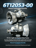Ensemble de transmission manuelle à six vitesses 6T12053-00 compatible avec les camions légers comme JAC, Foton et autres modèles
