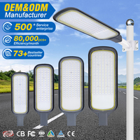 Lámpara de Calle LED DOB SMD 3030 de 50, 100, 150 y 200 Vatios, para Exteriores, Impermeable IP66, de Aluminio Fundido a Presión, Precio de Fábrica