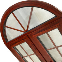 Ventana Arqueada Fija con Diseño de Rejilla, Ventanas Arqueadas de Doble Acristalamiento para el Mercado Australiano