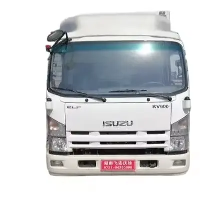 Isuzu kv600 תובלה ידנית דיזל שידור ידני 4*2 בשימוש או משאית חדשה