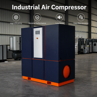 Compresseur à vis rotatif industriel intégré 15 kW 8 bars, haute efficacité énergétique, tout-en-un, contrôle PLC pour découpe laser
