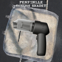 Aspirateur portatif sans fil noir en ABS, mini-dustbuster pour véhicules et usage domestique