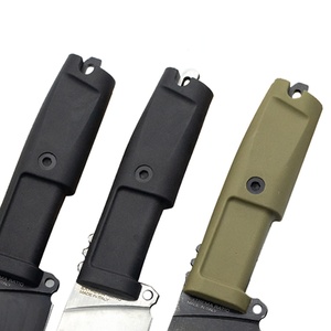 มีดโบวี่สแตนเลส ER 0500 ปลายแหลมตรง สำหรับตั้งแคมป์กลางแจ้ง ใบมีด N690 ด้ามจับยาง ยาว 20 ซม. หนา 6 มม. ตัดได้ OEM - Product Image 3