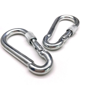 BT-245S Din 5299 formu D 8cm galvanizli vidalı kanca kilit çelik karabina endüstriyel kancalar - Product Image 4