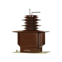 Transformador de Corriente de Alta Tensión Trifásico Sumergido en Aceite Minrong 35KV LCZ-35Q, Tipo de Fundición Semiencerrado para Interiores 30-800/5