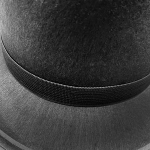 หมวกโบว์เลอร์สีดำ ขนาด 56-58 ซม. สำหรับผู้ใหญ่ ใส่ได้ทุกฤดู เหมาะสำหรับงานแต่งงาน ขี่ม้า งานเลี้ยงบัตเลอร์ งานแฟนซี - Product Image 4