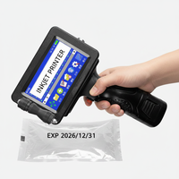 Impresora de Inyección de Tinta Portátil TIJ de 600DPI, Máquina de Codificación Industrial Portátil para Marcar Códigos de Lote, Códigos QR y Códigos de Barras en Todas las Superficies