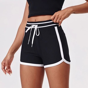 Conjunto Deportivo de 2 Piezas para Mujer, Talla Grande, de Alta Calidad, para Gimnasio, Fitness, Yoga, con Estampado, Top sin Tirantes con Cuello Redondo y Pantalones Cortos con Cintura Elástica y Absorción de Sudor - Product Image 6