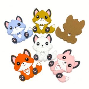 Collar de Silicona Suave con Diseño de Dibujos Animados para Bebés, Libre de BPA, Apto para Masticar, Certificado EN71/CPSIA/AU, No Tóxico, Unisex - Product Image 1