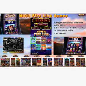 <span class=keywords><strong>Berserk</strong></span> Multi Fire Link 8-en-1 Arcade Machine Game Board <span class=keywords><strong>Jeux</strong></span> à pièces - Product Image 1