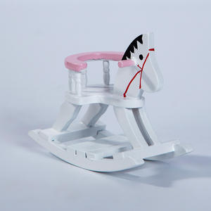 Mini 1:12 jouet de bricolage en bois décorations de chambre d'enfants accessoires de meubles de maison de poupée et cheval à bascule pour le plaisir de poche! - Product Image 6