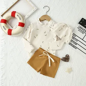 Costume da bagno per bambini Angel Uniwin, modello Ins Split, protezione solare, asciugatura rapida, in poliestere, taglie Small, Medium, Large - Product Image 3