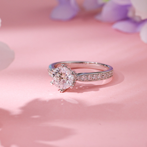 Anillo de Compromiso de Diamante Cultivado en Laboratorio con Certificado IGI de 1 Quilate, Joyería de Lujo Personalizada, Oro Sólido de 9K/14K/18K para Fiesta - Product Image 2