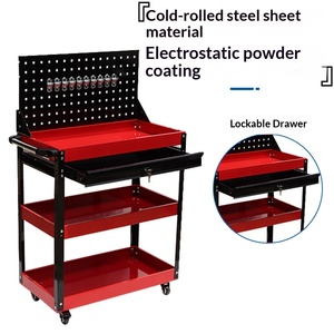 Chariot à outils robuste LaiGang de type tiroir avec dimensions de 650x360x780 mm, rangement mobile pour atelier - Product Image 5