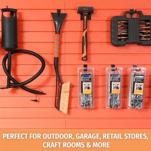 5.2 slatwall <b>hooks</b> 4"/6"/8" 30PC Black Vietnam Origin <b>Hooks</b> & Rails <b>Pegboard</b> Mounted Industrial 30lb weight capacity - Product Image 2