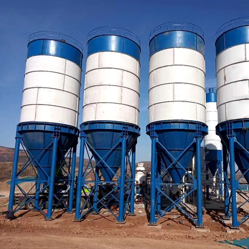 新しいバルク粉末貯蔵サイロ1-1000トンセメントサイロポンプセメントフォームサイロ