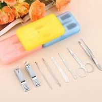 Ensemble de manucure multifonctionnel en acier au carbone, kit de beauté professionnel avec mini boîte cadeau