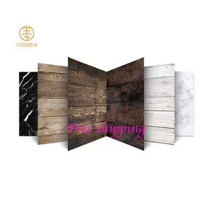 Free Shipping 3pcs Pack Double Sided Photography Background 2 in 1 Black White Paper Tabletop Backdrop Food Jewelry Photo Shoot