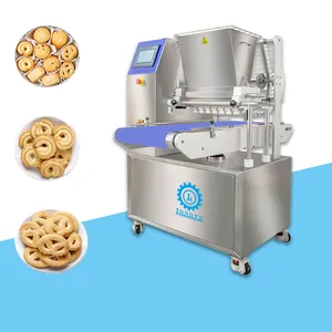 Linha de produção de biscoitos mini máquina depositadora de biscoitos máquina automática de fazer biscoitos