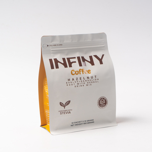 Double Sided Print <strong>Coffee</strong> Packaging Bags Leakproof Foil Lined Pouches For Flavored <strong>Coffee</strong> And Drinks - Product Image 3
