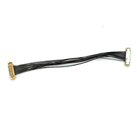 Fabrikpreis LVDS Koaxialkabel 100MM Grau DF36-15P UL1354 32AWG Kabelkonfektion für Digitalbildschirme, Computer, Fernseher