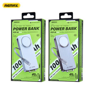 REMAX Batteries Externes FCP-10 10000mAh 45W Recharge Super Rapide et Double Ports Câble Télescopique <span class=keywords><strong>Batterie</strong></span> <span class=keywords><strong>Externe</strong></span> pour Ordinateur Portable - Product Image 5
