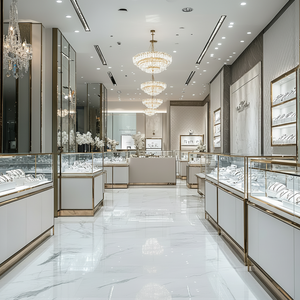 Oem Odm Factory Jewelry Store Diseño Tienda de joyas Ideas de Diseño de Interiores Tiendas de joyas - Product Image 1