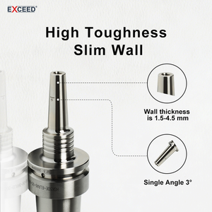 หัวจับเครื่องมือแบบหดตัวรุ่น <span class=keywords><strong>HSK40E</strong></span> ทำจากสแตนเลส ความแม่นยำสูง สำหรับเครื่องกลึง CNC และเครื่องกัด พร้อมอุปกรณ์ยึดแบบร้อน - Product Image 3