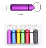 Porte-clés pilule avec bouchons d'oreille souples