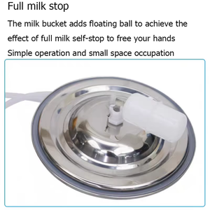 Máquina de Ordeño Eléctrica de un Solo Cubo de 5L para Vacas con 4 Receptores de Leche - Product Image 5