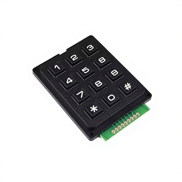 Microcontroller Keypad Key Matrix 3x4 12-Key Keyboard Module in Stock