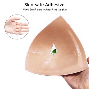 A A E inserto in Silicone adesivo <span class=keywords><strong>per</strong></span> il <span class=keywords><strong>seno</strong></span> che solleva il doppio lato adesivo triangolo Push up appiccicoso reggiseno - Product Image 3