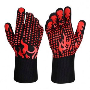 Gants de cuisine ignifuges imprimés en gros, gants thermiques en nylon pour grillades et pâtisserie - Product Image 3