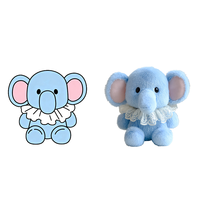 Jouets en peluche d'animaux personnalisés OEM, rembourrés de coton PP doux, poupées brodées à poils courts, adaptés comme cadeaux pour la Saint-Valentin.